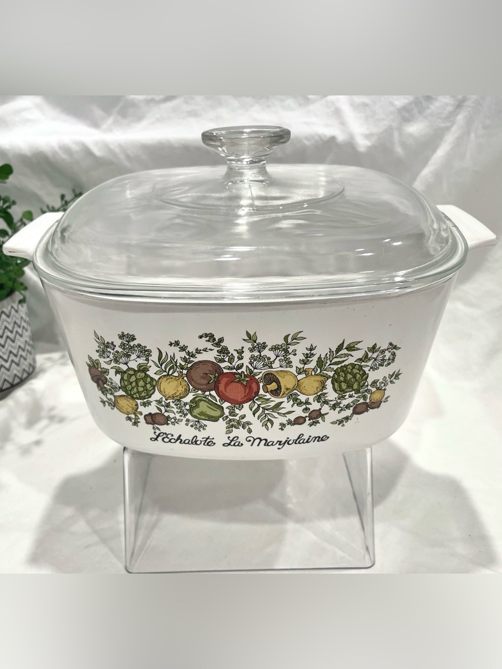 Vintage CorningWare “Spice of Life” 3Qt Lidded Casserole Dish | A-3-B | GUC